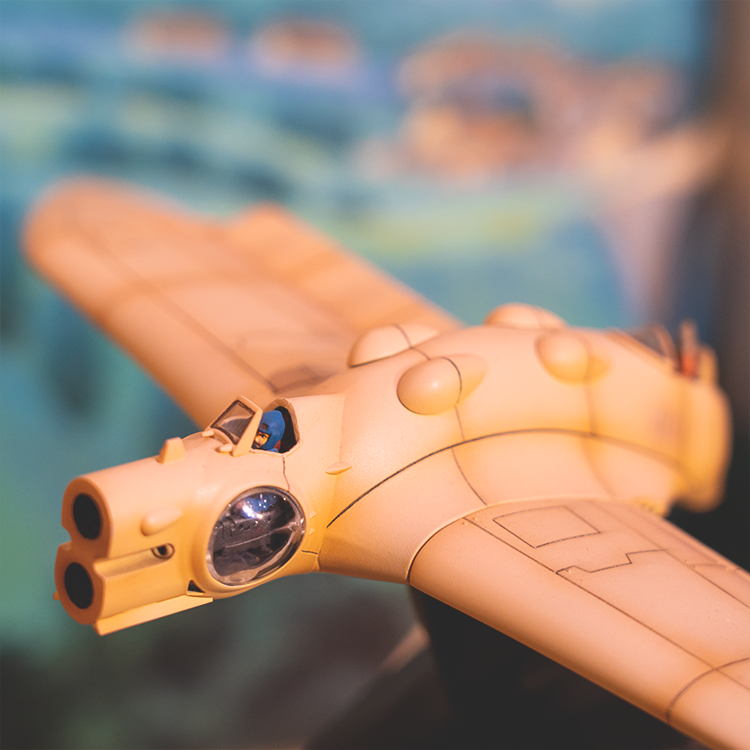 1/72 風の谷のガンシップ塗装完成品 1/72 バンダイ 風の谷のナウシカ 風の谷のガンシップ