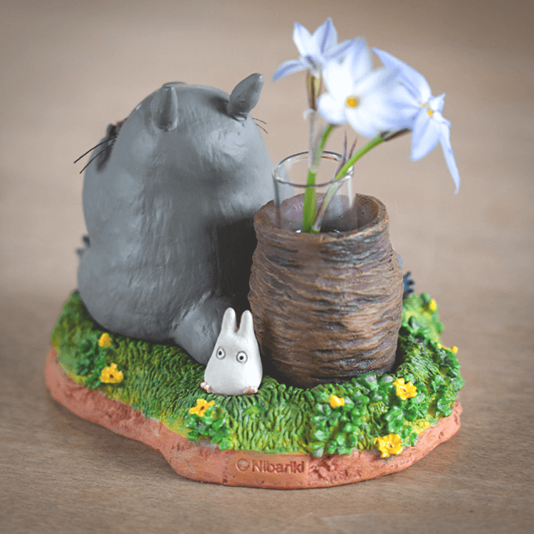 美品 となりのトトロ ネコバスのお花やさん 2輪挿し 一輪挿し となりの