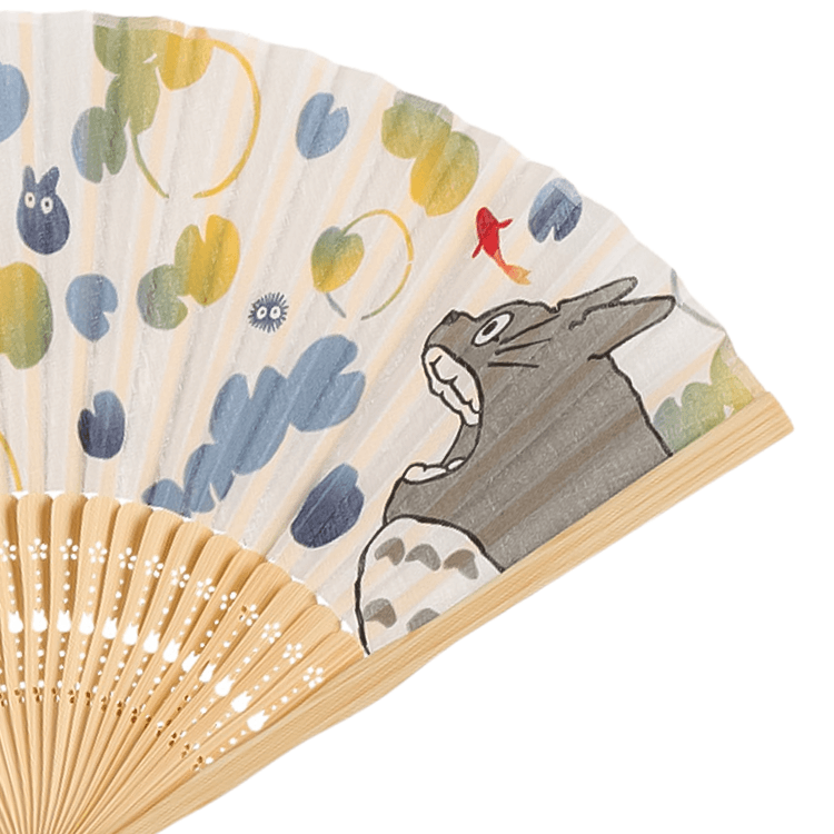 となりのトトロ 扇子 水輪に金魚｜三鷹の森ジブリ美術館オンライン