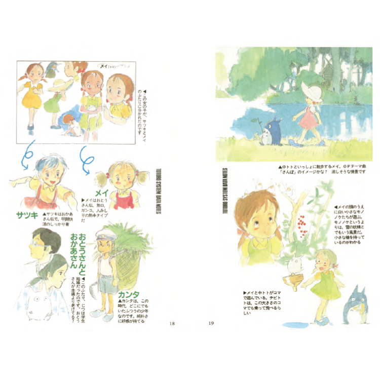 SYSTEM DATA NOTES・クリアファイルセット となりのトトロ｜三鷹の森 