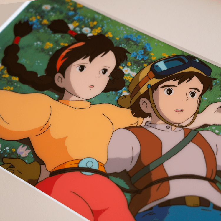 天空の城ラピュタ ちっ パズー＆シータ セル画