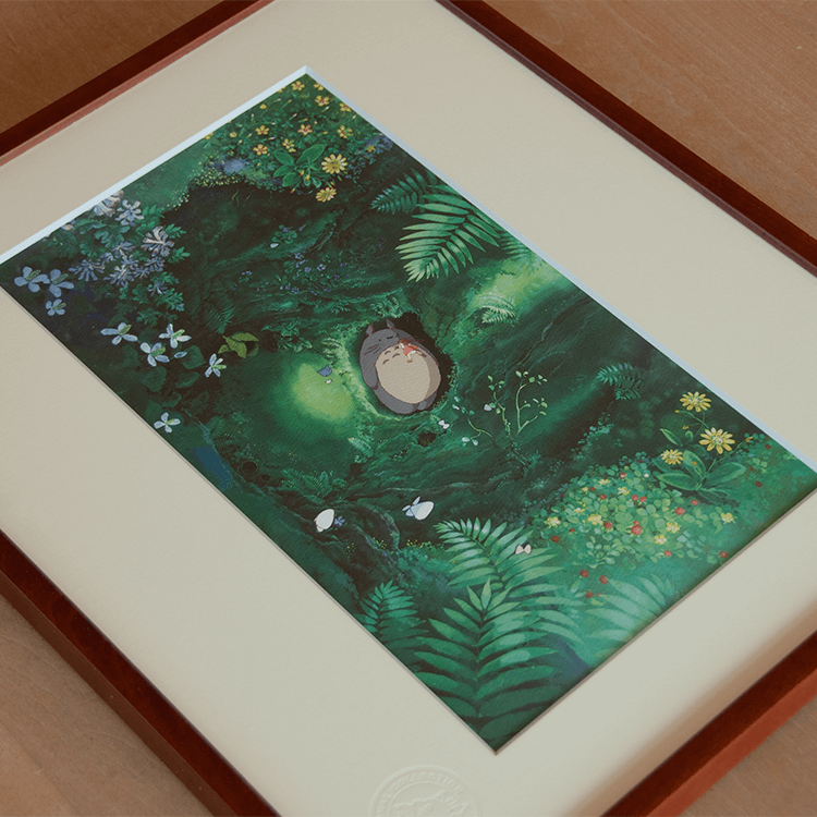 となりのトトロ アート作品 希少 ジブリ 額付き ART OF GHIBLI となり 