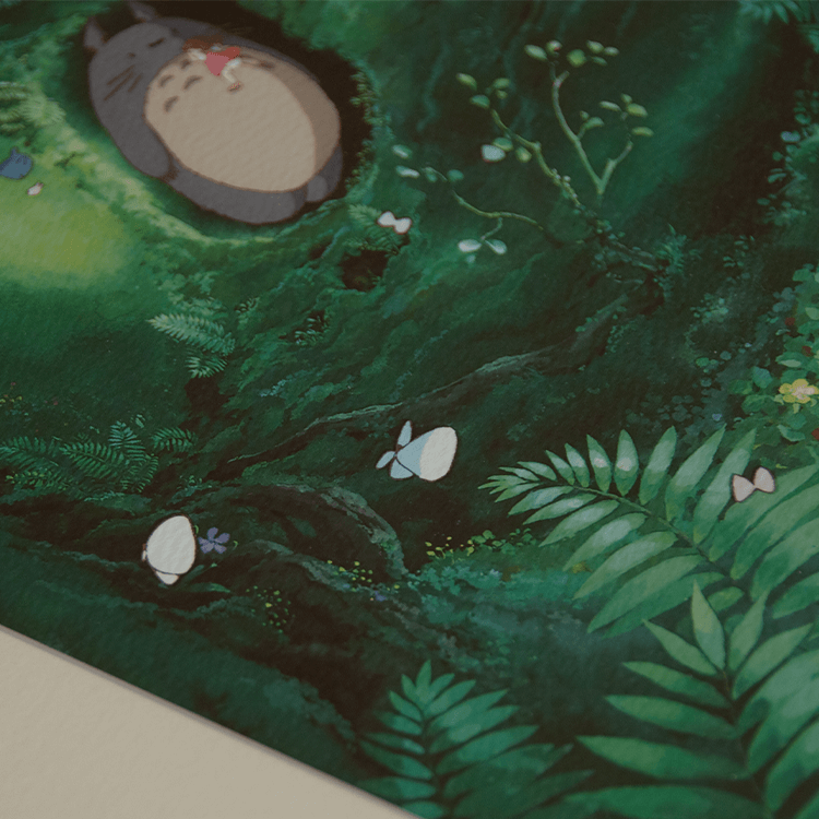 ART OF GHIBLI となりのトトロ アートフレーム 「うろの中」｜三鷹の森 