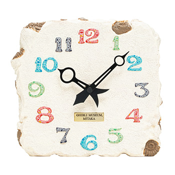 ジブリ美術館オリジナル モザイクタイル時計