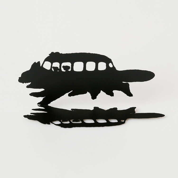 ジブリ美術館オリジナル シルエットオブジェ ネコバス 三鷹の森ジブリ美術館オンラインショップ マンマユート