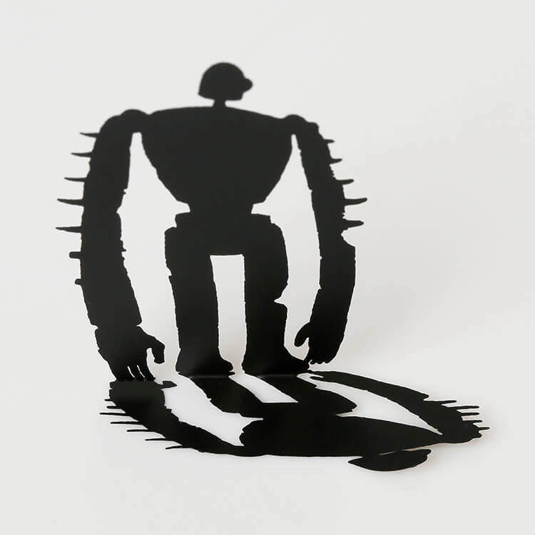 ジブリ美術館オリジナル シルエットオブジェ ロボット兵 三鷹の森ジブリ美術館オンラインショップ マンマユート