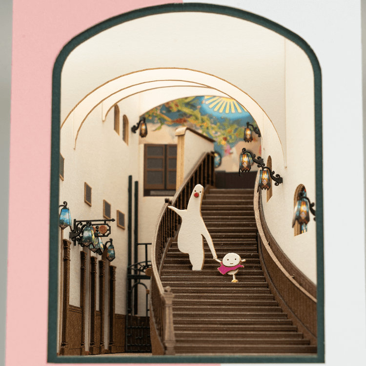 ジブリ美術館オリジナル みにちゅあーとキット/A階段｜三鷹の森ジブリ