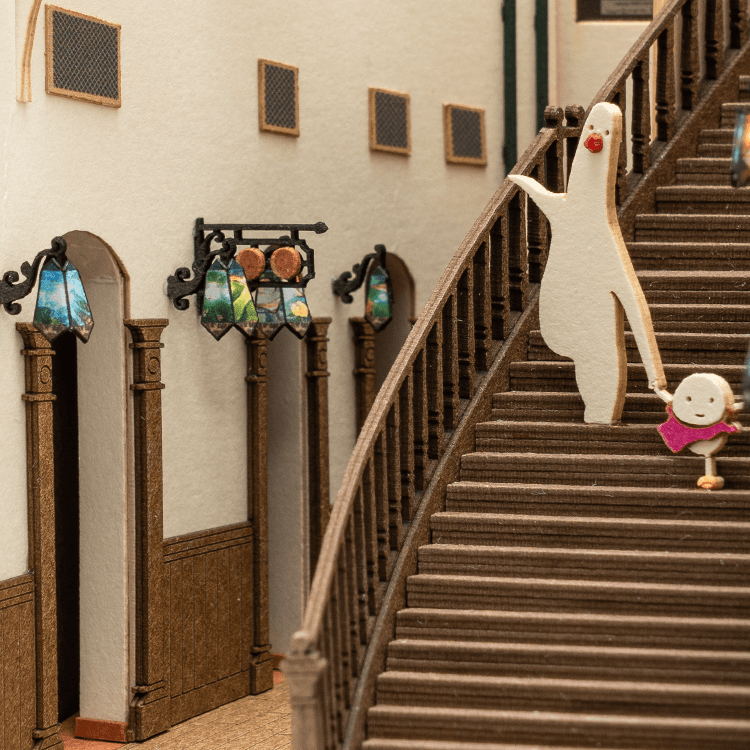 ジブリ美術館オリジナル みにちゅあーとキット/A階段｜三鷹の森ジブリ