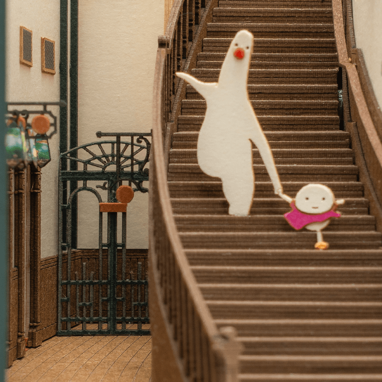 ジブリ美術館オリジナル みにちゅあーとキット/A階段｜三鷹の森ジブリ