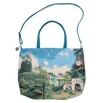 ジブリ美術館オリジナル ジャガードバック 全景