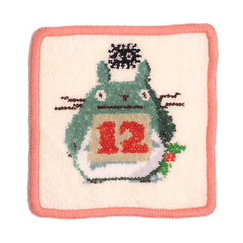 ジブリ美術館オリジナル シェニール織コースター 12月