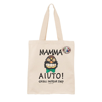 ジブリ美術館オリジナル トートバッグ＆缶バッジ(迷彩)セット