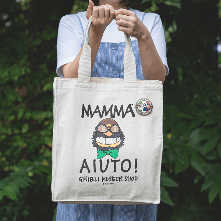 【完売品】ジブリ美術館限定　ミュージアムショップマンマユートバッグ Amazon.co.jp: ジブリ美術館 限定 マンマユート トートバッグ団